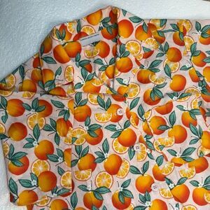 Oranges Handmade Large Men's Button Up Short Sleeve Shirt Clarence Brown Theatre